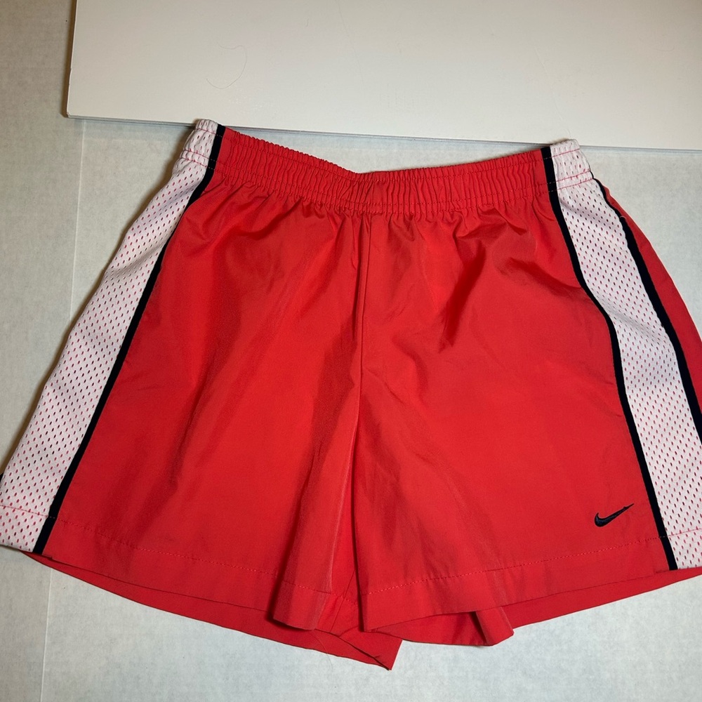 Nike Coral and White Dry-Fit Shorts 4-6
